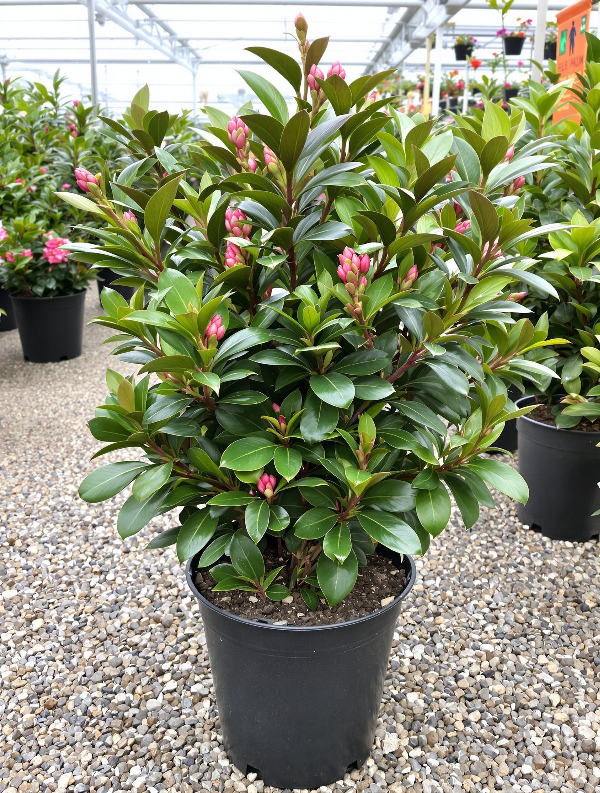 KI-generiertes Beispielbild: Rhododendron ‚Hachmann’s Charmant‘